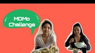 '20 MOMOS EATING CHALLENGE WITH SISTER / HOMEMADE MOMO / FOOD COMPETITION'