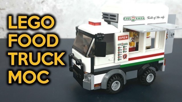 'Building a Pizza Food Truck MOC for a Custom LEGO City'