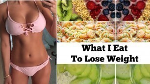 'What i eat in a day | healthy & quick meals to lose weight | BeeisforBeeauty'