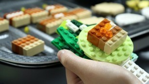 'Lego Korean BBQ Samgyeopsal - LEGO in Real Life / Stop Motion'