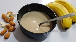 'Banana Baby Food || Healthy & Weight Gaining  || for 10+ months babies'