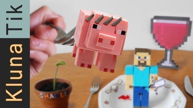 'MINECRAFT FOR DINNER!!'