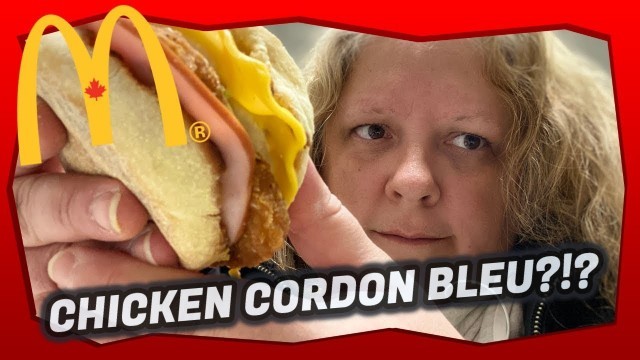 'McDonald’s Menu Hack Chicken Cordon Bleu Egg McMuffin'