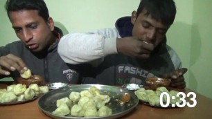 'momos challenge | Dumplings eating competition | Food Challenge India'