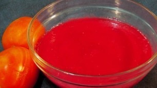 'Quick homemade Tomato Puree - With natural and healthy food color'