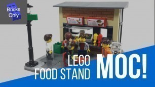 'Lego food stand MOC!'