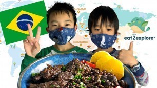 'Eat2Explore Unboxing , Demo, and Review | Kids Cooking Brazilian Food {Quarantine Cooking at Home}'