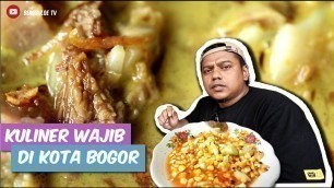 'KULINER WAJIB DI KOTA BOGOR'