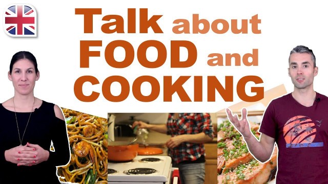 'Talk About Food and Cooking in English - Spoken English Lesson'