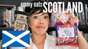 'Emmy Eats Scotland - an American tasting Scottish sweets'