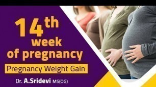 '14th week of pregnancy - Pregnancy weight gain - Tamil - Dr.A.Sridevi.M.S(OG)'