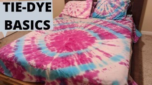 'HOW TO TIE-DYE SHEETS (for beginners)'