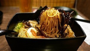 'Japanese Food - ICHIRAN Best Ramen in the World! Fukuoka Japan'