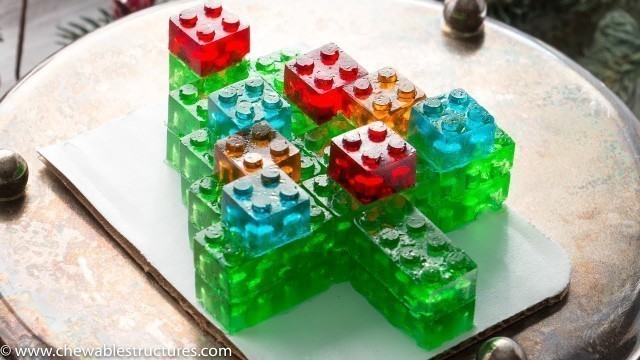 'Best Food Gifts: Gummy LEGO Candy Christmas Tree'