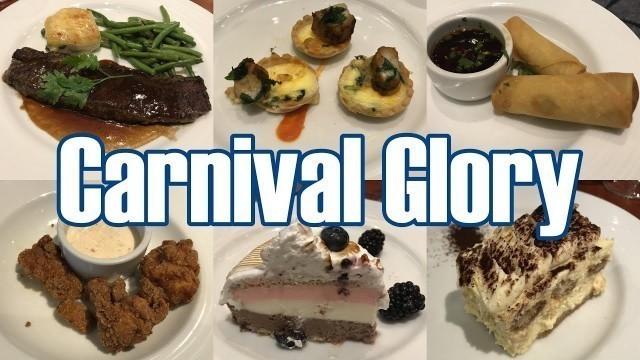 'Carnival Glory - Main Dining Room Dinner Menus & Food Photos - September/October 2019 - ParoDeeJay'