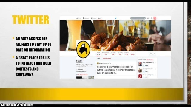 'Food and Beverage Buffalo Wild Wings'