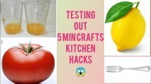 'Trying Out Viral Kitchen hacks From 5 MIN CRAFTS|| Shristy Chaturvedi'