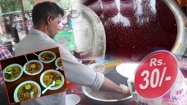 'Famous Hyderabadi Haleem Rs 30 Only | #BestHaleemVideos | Street Food India | Food Bandi'