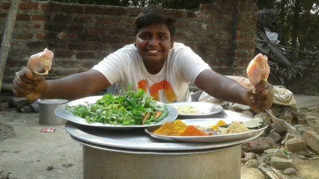 'எங்க ஊட்டு chicken briyani||village style chicken briyani||small boy suppu||village food safari'