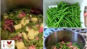 'Southern Green Beans, Potatoes, and Smoked Turkey - Soul Food - I Heart Recipes'