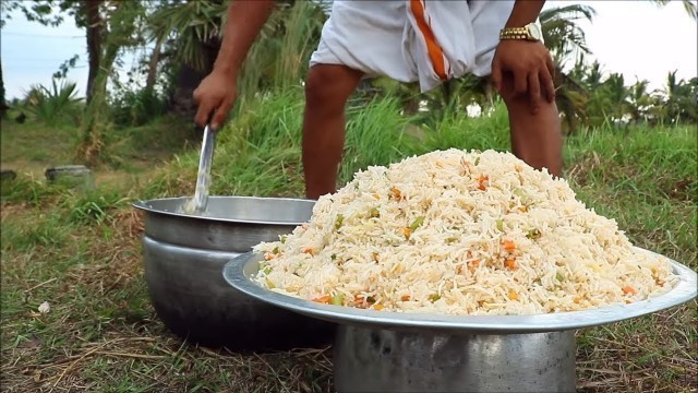 'Veg Fried Rice Recipe | Cooking & Eeating delicious I Village Food Channel'