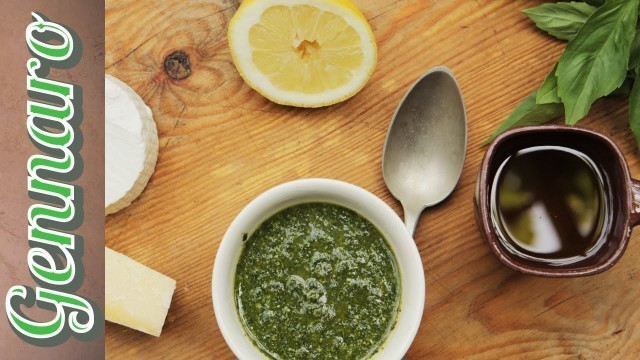 'Traditional Basil Pesto | Gennaro Contaldo'