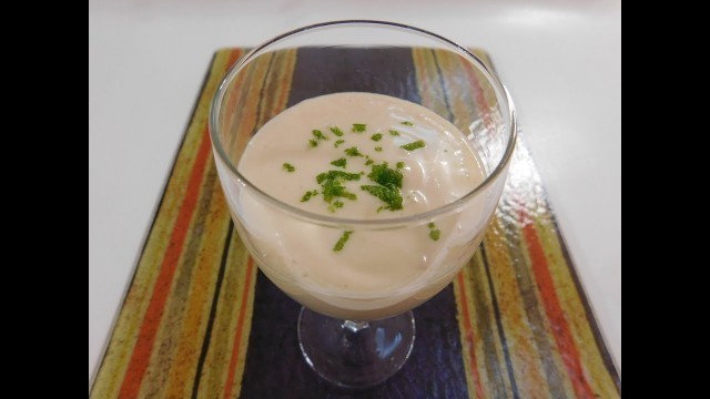 'Brazilian Food - Mousse de Limão'