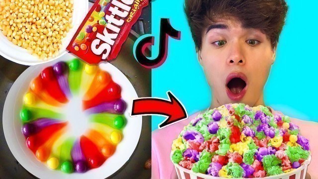 'GENIUS TikTok Food Hacks To Do When You\'re Bored at Home!'