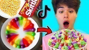 'GENIUS TikTok Food Hacks To Do When You\'re Bored at Home!'