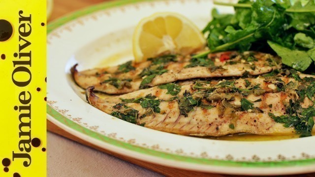 'Gennaro\'s Gorgeous Grilled Fish With Pesto Dressing'