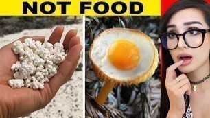 'WEIRD things that LOOK like FOOD'