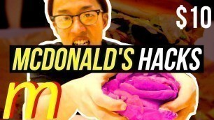 'BEST THING TO ORDER? CHEAPEST MEAL AT MCDONALDS IF YOU ARE BROKE (MCDONALD HACK)'