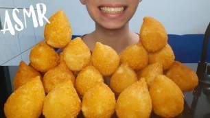 'ASMR COXINHAS (BRAZILIAN FOOD) - EATING SOUNDS - (No Talking)'