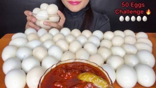 'FOOD CHALLENGE *50 EGGS EATING CHALLENGE *