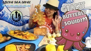 'ABOVE SEA LEVEL - The home of the Giant Butterfly Squid! (Maginhawa Food Trip!)'