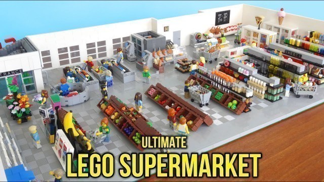 'Ultimate Lego Supermarket - with Bakery, Freezers, Checkouts & more!'