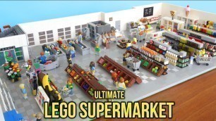 'Ultimate Lego Supermarket - with Bakery, Freezers, Checkouts & more!'