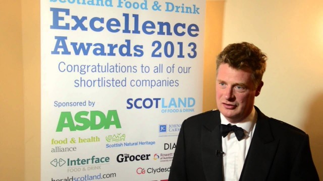 'Scotland Food & Drink Excellence Awards 2013 winner - Richard Barclay'