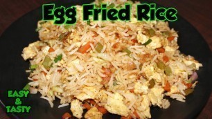 'Egg Fried Rice | Indian Street Food | Easy and Quick Recipe | Lunch box Recipe | Krazy Kitchen'