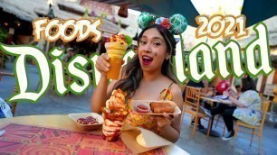 'Awesome Disneyland Foods You MUST Try For 2021! Pizza on A Drink At Disney California Adventure?!'