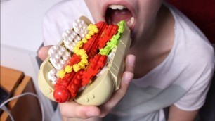 'Hot Dog Lego/ STOP MOTION COOKING / ASMR / Lego in Real Life.'