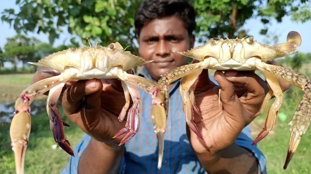 'வங்க கடல் நண்டு சூப்|Crab Soup|Yummy and tasty Soup|Small Boy Suppu|Village Food Safari'