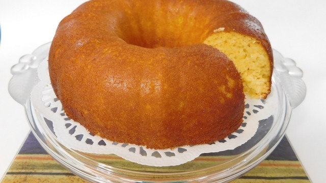 'Brazilian Food - Bolo de Milho Cremoso'