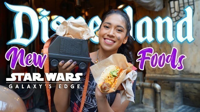 'NEW Tasty Foods You Must Try At Galaxy\'s Edge in Disneyland!'