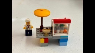 'Lego Tutorial- How to Build Lego food stand -Lesson 29'