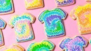 'Tie Dye T-shirt Cookies | My New Tie Dye T-shirt Cookie Kit!'