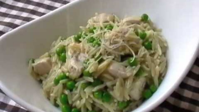 'Chicken Asiago Orzo Pasta'