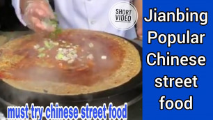 'China Street food|China mein log kya khaate hai| Jianbing#chinesedosa#chinesecrepe# #shorts#china'