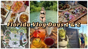 'Brazilian, Puerto Rican, and American Fusion Food | Swamp Tour & Kayaking | FL Vlog Days 1 & 2'