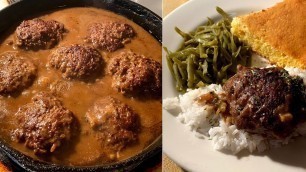 'Ep. 342: Country Hamburger Steak and Brown Gravy | Soul Food Recipe'